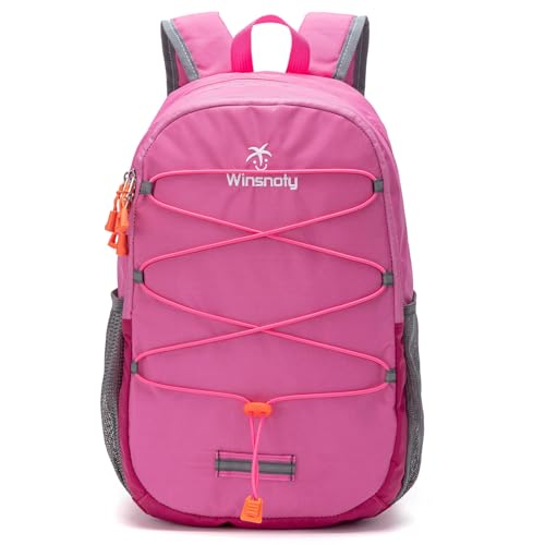 Small Hiking Backpack for Kids Boys or Girls, Ages 3-6, Fit Outdoor Sport Adventure (Pink, Small) - color: Pink
