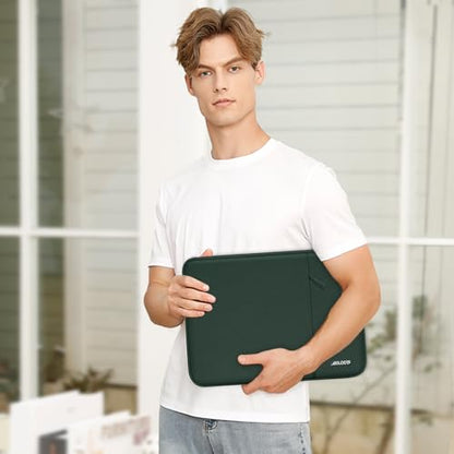 MOSISO Laptop Case 12.3 inch, 11.6-12.3 inch Laptop Sleeve Compatible with MacBook Air 11.6, Acer HP Dell Lenovo Samsung, Surface Pro, Polyester Vertical Computer Sleeve Bag with Pocket,Midnight Green - color: Midnight Green, size: 12.3 inch