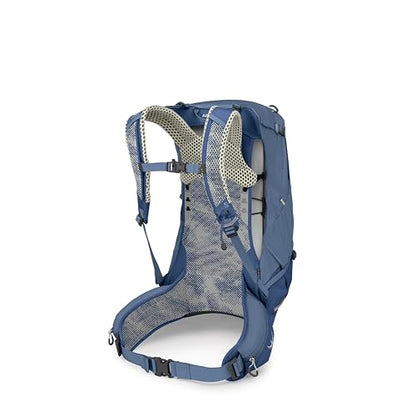 Osprey Stratos 24L Men's Hiking Backpack - Adjustable Daypack with Waterproof Raincover & Bottle Pockets, Nirvana Blue - color: Nirvana Blue, style: 24l
