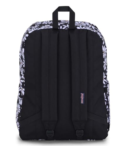 JanSport Superbreak Backpack - Durable, Lightweight Premium Backpack, Punk Pansies Black - color: Punk Pansies Black