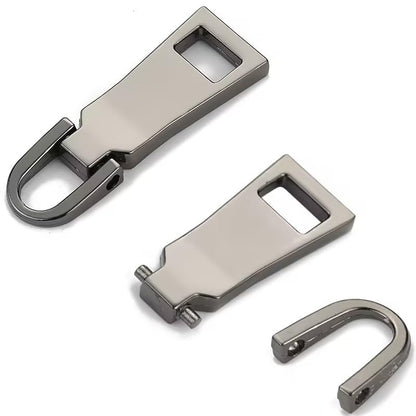 Gold Zipper Pull Replacement,Metal Handle Mend Fixer Zipper Tab Repair for Luggage Suitcase Bag,Backpack,Jacket Bags,Coat Boots Zippers Fasteners Sewing Notions and Supplies