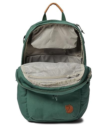 Fjällräven Raven 20 Backpack - Multi-Pocket Organization, Padded Support, Durable Fabric - Commuting, Travel, Deep Patina - color: Deep Patina