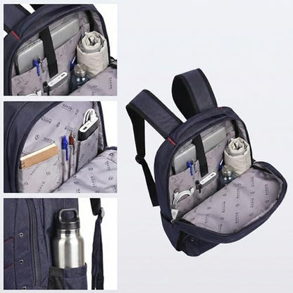 SAKOS Brisk 15.6 inch Laptop Backpack, Professional Travel Backpack Carry on Flight - TSA Approved, Water Repellent Laptop Backpack for Men & Women, College Backpack with Laptop Compartment - Blue - color: 2. Brisk - Dark Blue