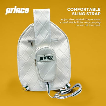 Prince - Pickleball Sling Bag, Lightweight Crossbody Backpack - color: White
