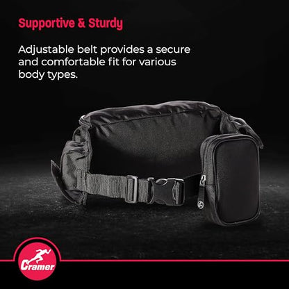 Cramer Deluxe Fanny Pack for Athletic Trainers, Lightweight With Quick Access Pockets, Empty, Waist Bag With Quick Access Pockets,Carries Essential Supplies, Including Tape and Scissors, 1 Count - style: Deluxe