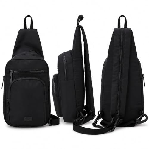 Reebok Unisex Crossbody Bag - Convertible Compact Durable Cross Body Bag for Women and Men - Gym and Travel Essentials, Size One Size, Cosmos Black - color: Cosmos Black