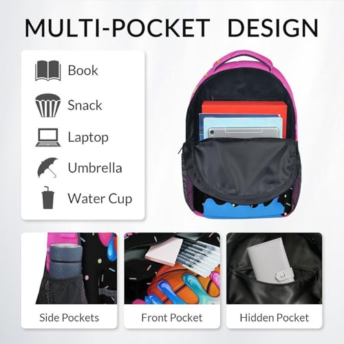 Basketball Backpack for Boys Kids Personalized - Custom Name Girls Backpack Youth Player Drip Design Sports Schoolbag Large Capacity 17" for Kindergarten Elementary - color: Blue