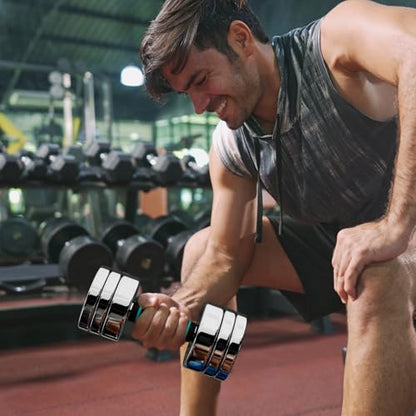 LIFERUN Steel Adjustable Dumbbell Set of 2, 5/10/15lb Free Weights Dumbbells Set, Non-Slip and Comfortable Foam Handle, Adjustable Dumbbells Weights Set for Home Gym Office Exercise - style: 15lbx2