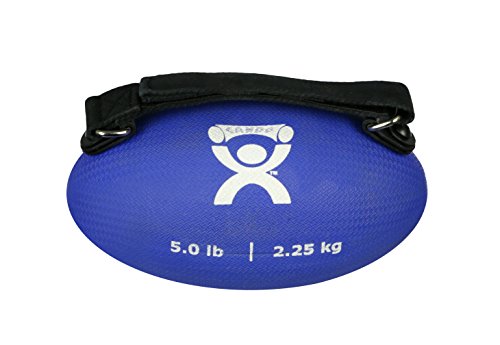 CanDo Handy Grip Ball, Blue - size: 5 Pound