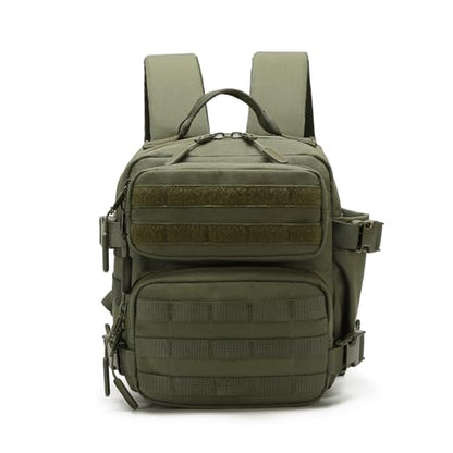 9L Mini Backpack for Men and Women, Small Backpack for Gym Hiking Travel Sports Running (Green) - color: 9l-green