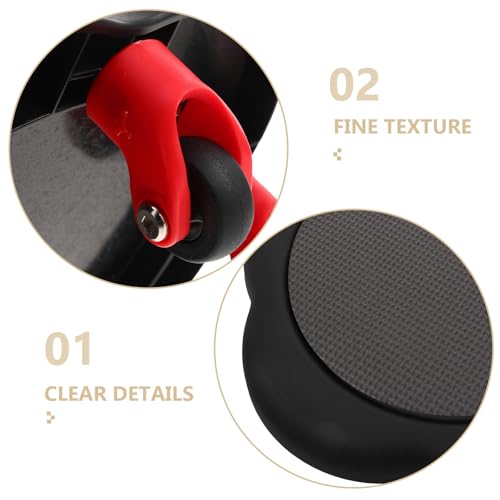 VICASKY Ab Roller Wheel for Core Exercise and Abdominal Workout, Five-wheel Flower Sliding Disc, Black Fitness Sliding Discs for Home Gym Strength Training