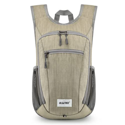 G4Free 10L/15L Hiking Backpack Lightweight Packable Hiking Daypack Small Travel Outdoor Foldable Shoulder Bag - color: Beige, size: 10L