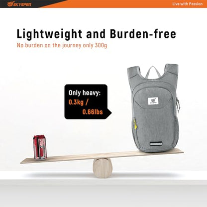 SKYSPER Small Hiking Backpack 10L Packable Lightweight Back Pack Foldable Travel Daypack for Women Men | Packable