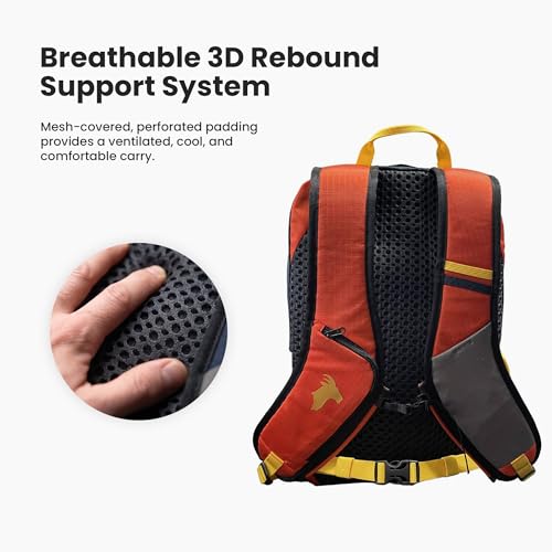 Timpanogos Elevation 22L Hiking Backpack, Lightweight Daypack for Men & Women made with Water-Resistant Ripstop Nylon, Hydration Compatible comes with Ergonomic Straps for Camping and Travel (Alta) - color: Alta