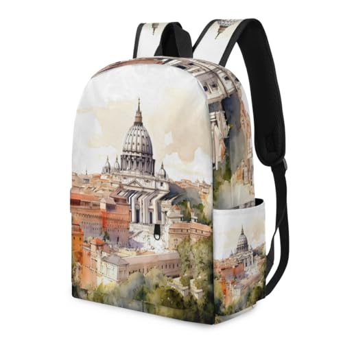 QsirBC Small Travel Backpack City Fun Style Casual Daypack Backpacks Lightweight Waterproof College Bookbags for Women Gift