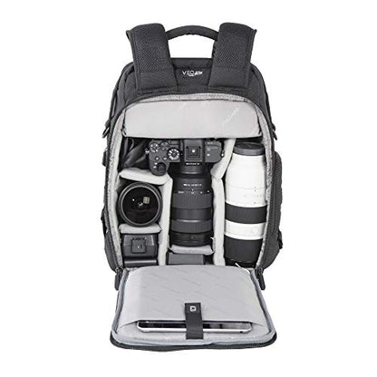 VANGUARD VEO Range T37M Backpack for Mirrorless Camera, Tactical Style – Navy - style: Veo Range T37m Nv
