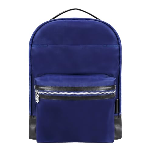 McKlein Parker, 15" Backpack Laptop Briefcase, Laptop & Tablet, Travel Business Backpack & Cross-Body, Dual Compartment Laptop/Computer & Tablet Backpack Bag Case - color: Navy