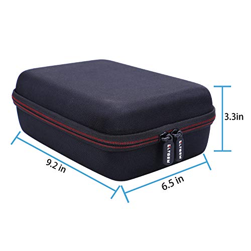 LTGEM Action Camera Case Compatible with GoPro Hero 13/12 / 11/10 / 9/8 / 7/6 / 5 / Go Pro MAX2 / MAX/Mission 1 PRO Action Camera, Accessories Carrying Storage Bag (Moveable Dividers)