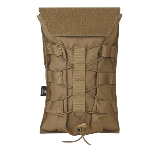 PETAC GEAR 1.5L / 3L Tactical Hydration Pack，Molle Carrier Pouch for 50 oz /100 oz Hydration Bladder Daypack Water Backpack. - color: CB, size: 1.5L bag only