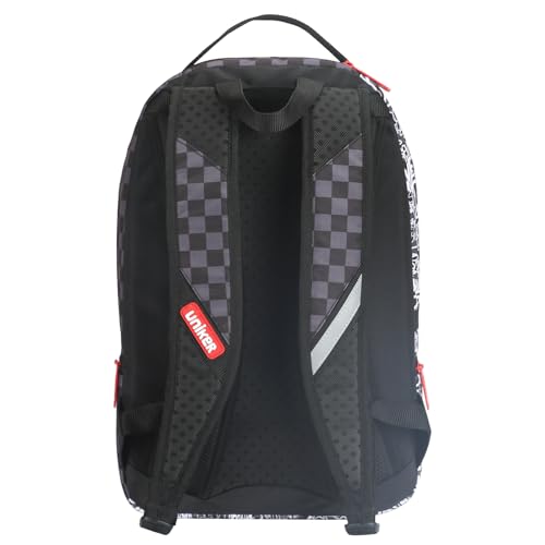 Graffiti Backpack, Designer Laptop Backpack for 15.6 Inch Work,Water Resistant Backpack Computer Bag (CheckGraff) - color: Checkgraff
