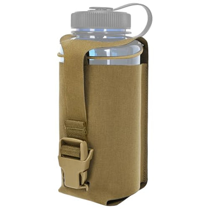 Water Bottle Pouch Molle,Water Bottle Holder with Quick Release Buckle for 32oz Water Bottle,Water Bottle Carrier for Backpack Belt Vest - color: CB