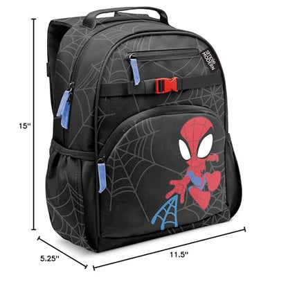Simple Modern Medium Marvel Toddler Backpack for School Girls and Boys | Kindergarten Elementary Kids Backpack | Fletcher Collection | Kids - 15" tall | Spidey Kid - color: Marvel: Spidey Kid, style: Kids Medium