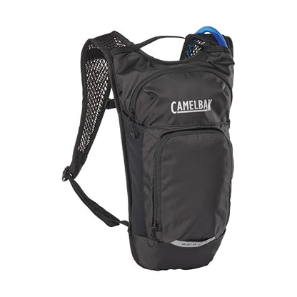CamelBak Mini M.U.L.E. Kids Hydration Backpack, Lightweight Trail and Bike Pack with 50oz Reservoir - color: Black