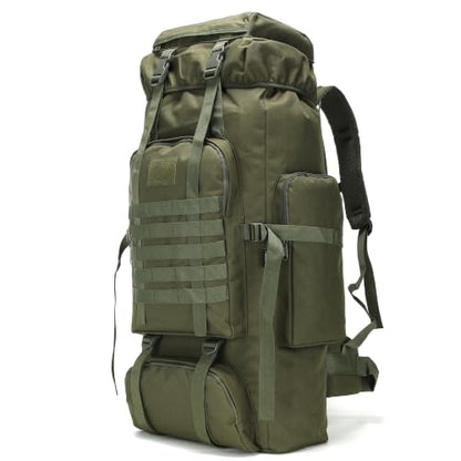 Hiking Backpack for Men 70L/100L Camping Backpack Military Rucksack Molle 3 Days Assault Pack for Climbing | Camping Backpack - color: 70l-olivegreen