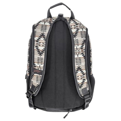 HOOEY Rockstar 20L Backpack - Compact Travel Backpack with Laptop Sleeve - Lightweight, Durable Daypack for Commuting, Hiking & Outdoor Use - Unisex Design (Charcoal/Tan Aztec) - color: Charcoal/Tan Aztec