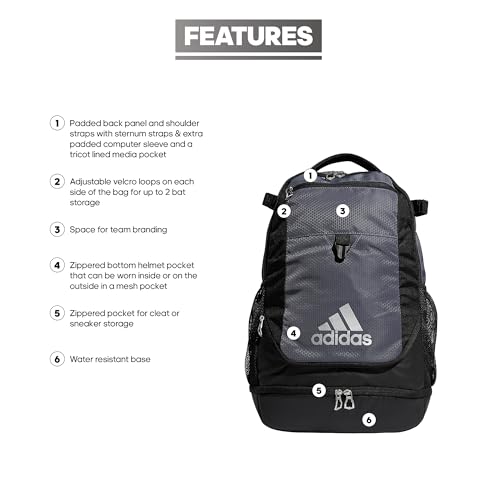 adidas Utility XL Team Backpack - color: Onix Grey