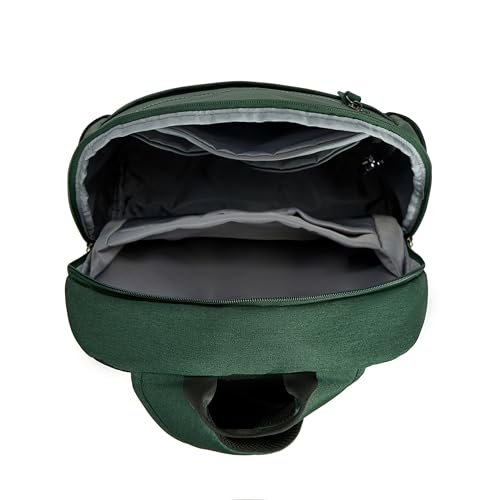 Travelon Anti-Theft Metro Backpack with RFID blocking pouch - color: Forest Heather