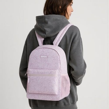 AEROPOSTALE Fieldtrip Unisex Backpack - AE Mens and Womens Bag for Everyday Use - Dreaming - color: Lilac Heart