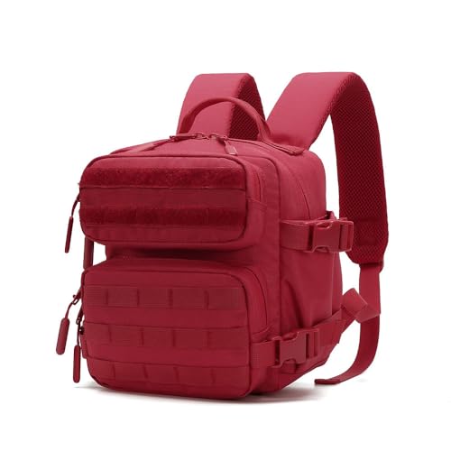 9L Mini Backpack for Men and Women, Small Backpack for Gym Hiking Travel Sports Running (Red) - color: 9l-red