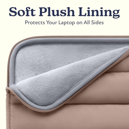 Vandel The Original Puffy Laptop Sleeve Case, 13-14 inch Laptop Sleeve Bag Case 13.3 Inch, Compatible with MacBook Air 13, Pro 14/13 iPad Pro 12.9, HP Dell ASUS, Computer Bag Cover - color: d. Latte, size: 13-14 Inch
