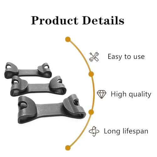 6 PCS Backpack Chest Clip Sturdy Backpack Front Strap Bag Strap Clip Buckle Quick Release Sternum Strap Clip for Bag