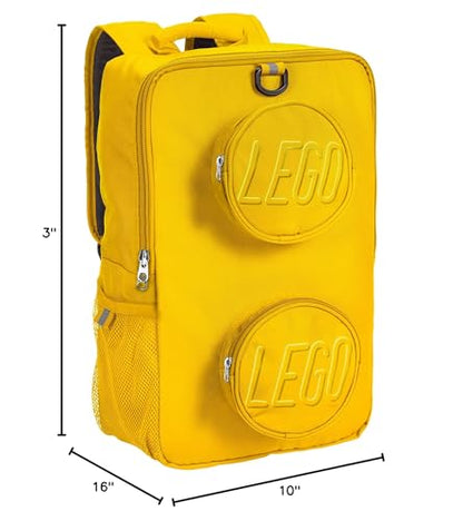 LEGO Brick Backpack, Yellow - color: Yellow