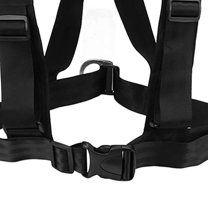 Sled Pulling Strap with Padded Shoulder Harness, Weight Bearing Resistance Training Equipment for Tire Sled Drag, Strength and Speed Workout for Football Runners Basketball