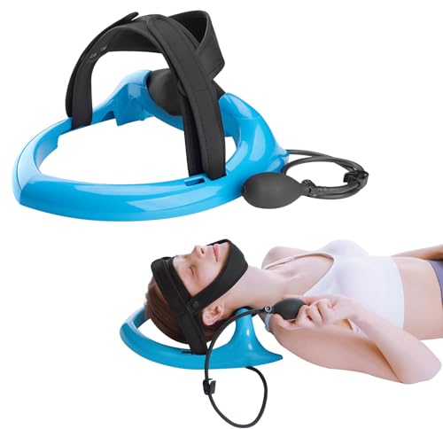 ECOGUN Posture Neck Exercising Cervical Spine Hydrator Pump - Relief for Stiffness, Restores Neck Curve - color: Blue