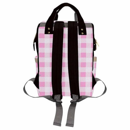 Custom Diaper Bag with Name, Christmas Personalized School Bag Flower Print, Monogram Nappy Backpack with Thermal Pockets for Adults Kids, Large Capacity Waterproof Diaper Bag Xmas Gift - color: A-color-3