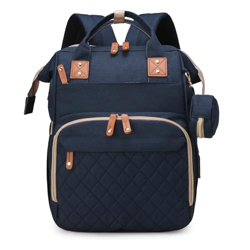houscly Diaper Bag Backpack with Changing Station,Baby Bags New Mom Gifts Pañaleras Para Bebe Baby Girl Newborn Essentials Must Haves Baby Shower Gifts Baby Registry Search blue - color: 02blue