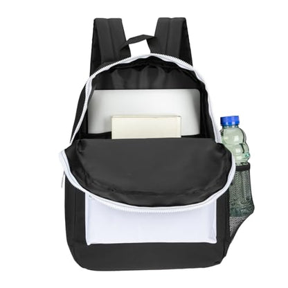 AEROPOSTALE Fieldtrip Unisex Backpack - AE Mens and Womens Bag for Everyday Use - Black/White - color: Black White
