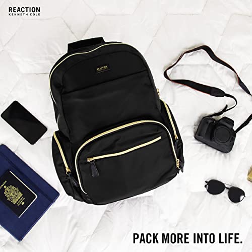 Kenneth Cole REACTION Sophie Backpack, Black, 15" Laptop - color: Black, size: 15" Laptop without Carry-On