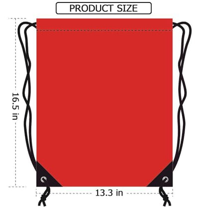 Drawstring Backpack 6PCS Bulk String Backpack Drawstring Bags Sport Gym Cinch Bag Nylon String Bag for Women Men (6PCS) - color: 6pcs