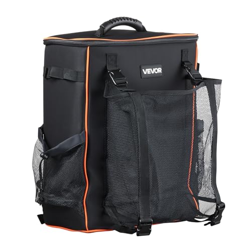 VEVOR Welding Backpack, 35.6L Welder Backpack for Tools and Helmet, 600D Polyester Extreme Gear Pack with Helmet Catch Bag, Multi-Purpose Gear Storage Bag for Welding, Outdoor Camping, Mountaineering - style: 600D Polyester-2