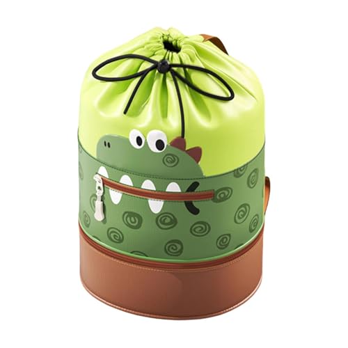 Kids Swim Bag With Wet Dry Separate Pockets, Waterproof Swìm Backpack For Beach Gym School, Lightweight Swim Bag For Kids With Shoe Compartment - color: Green