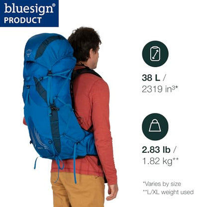 Osprey Exos 38 Men's Ultralight Backpacking Backpack - color: Dark Charcoal Grey, size: Small-Medium
