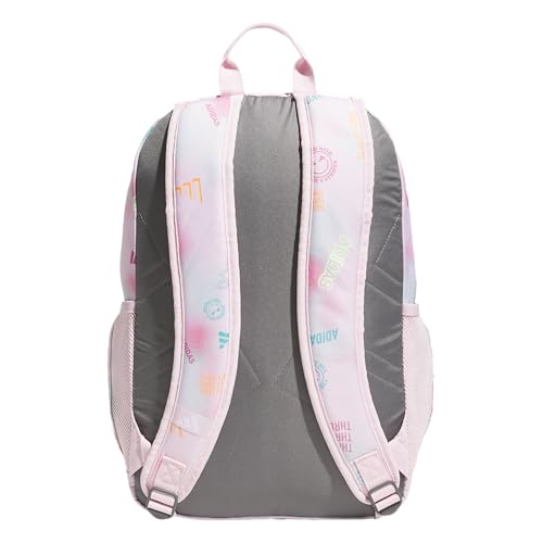 adidas Kids Affiliate Backpack – School Bag for Girls and Boys, 27L, Adi Haze Clear Pink/White, OSFA - color: Adi Haze Clear Pink/White