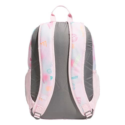 adidas Kids Affiliate Backpack – School Bag for Girls and Boys, 27L, Adi Haze Clear Pink/White, OSFA - color: Adi Haze Clear Pink/White