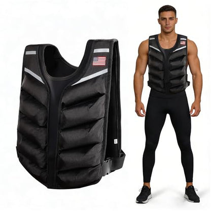 Weighted Vest for Men & Women Heavy Body Weight Vest for Home Workouts, Cardio & Strength Training