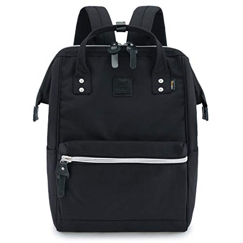 himawari Large Travel Backpack with Laptop Compartment 17 Inch Roomy Doctor Bag College backpack for Women&Men-Not include USB Port(1882-black&plus) - color: Xxl-black, size: Large